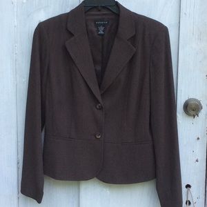 NWT RAFAELLA BROWN BLAZER